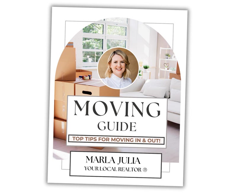 20-Page Moving Guide for Real Estate Agents with Bonus 8-Page Moving Checklist – Editable Canva Template for Home Buyers, Sellers, and Relocation Clients