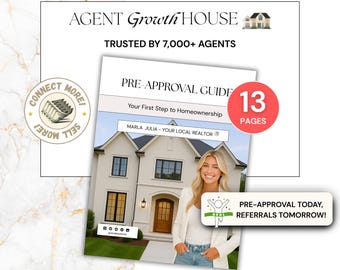 Pre-approval Guide for Realtors, Real Estate Buyer Guide, Mortgage Approval Tips, Loan Officer and Buyer Agent Lead Generation Guide