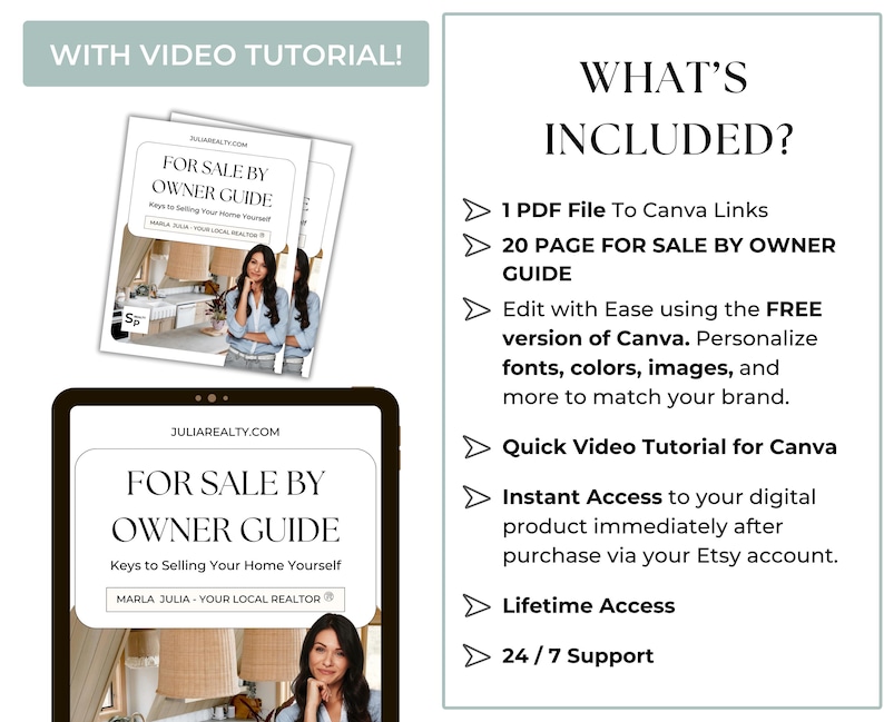 For Sale by Owner Packet for Realtors, FSBO Guide, FSBO Seller ...