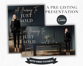 Pre-listing Presentation, Seller Pre-listing Package for Real Estate, 120 Page Real Estate Templates, Home Seller Guide Listing Presentation