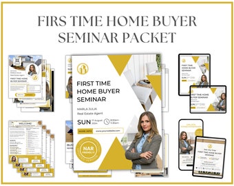 First Time Home Buyer Seminar Presentation, Buyer Seminar Bundle, NAR Settlement, Firs Time Buyer Workshop, Buyer Agent Presentation, Flyer