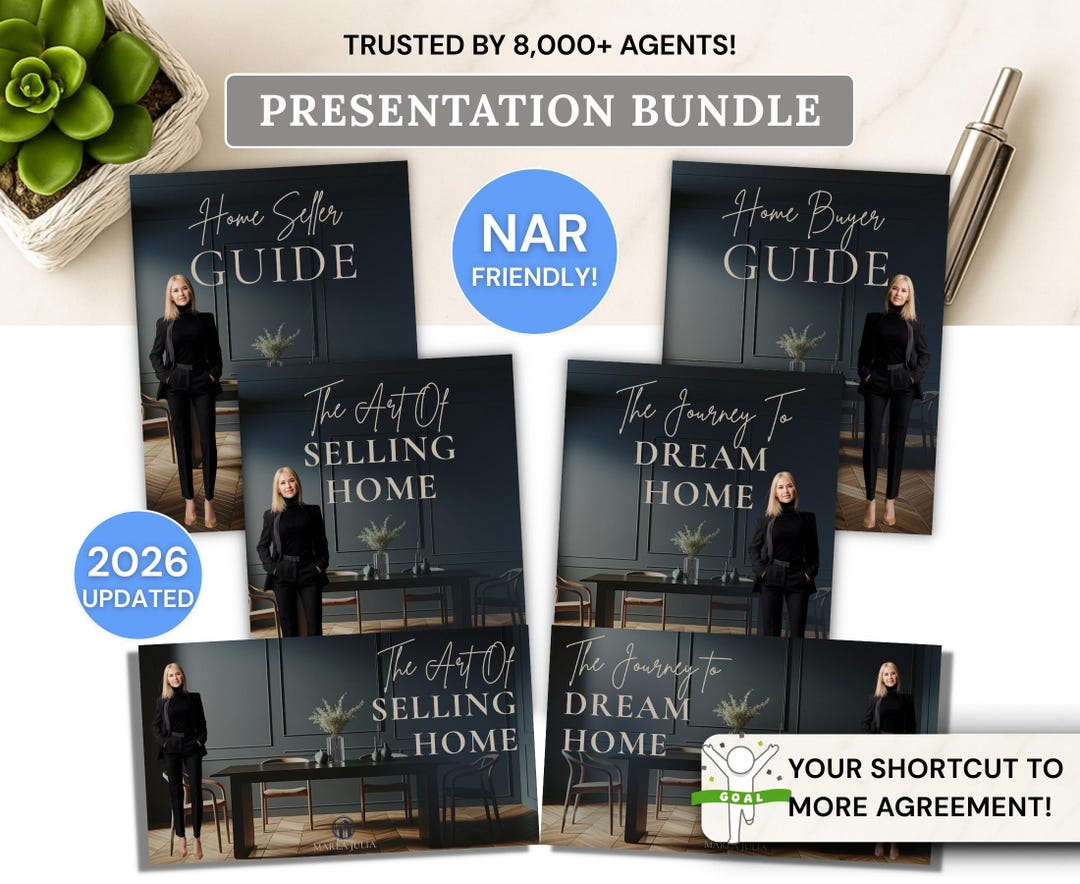 Real Estate Presentation Bundle, Listing Presentation Buyer ...