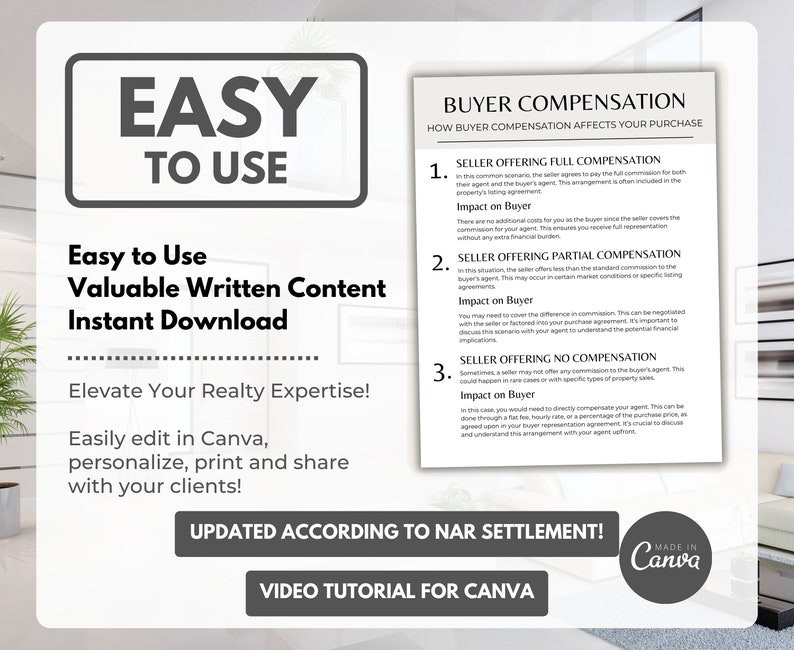 NAR Settlement Buyer Presentation and Listing Presentation, Real Estate ...