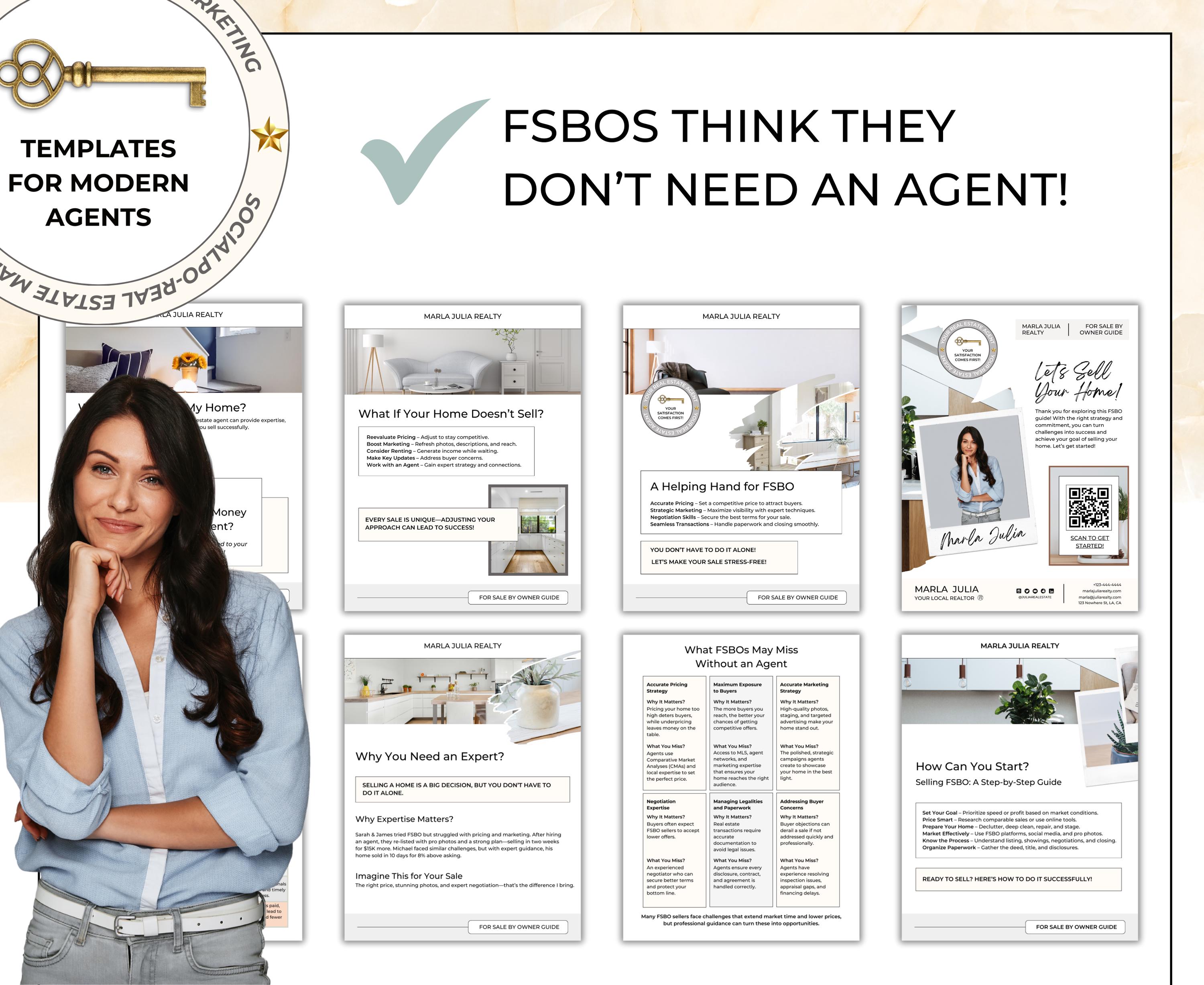 For Sale by Owner Packet for Realtors, FSBO Guide, FSBO Seller ...