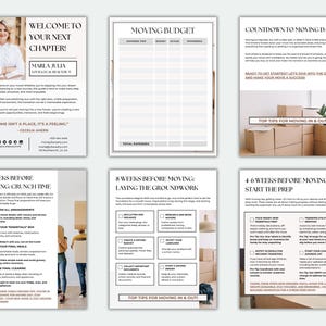 Comprehensive Moving Template for Realtors – 20-Page Home Seller Guide and Home Buyer Guide with Bonus Relocation Checklist to Impress Clients