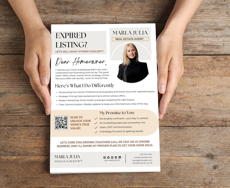Expired List Layout Expired Listing Flyer for Real Estate Agents, Canva Expired Listing ...