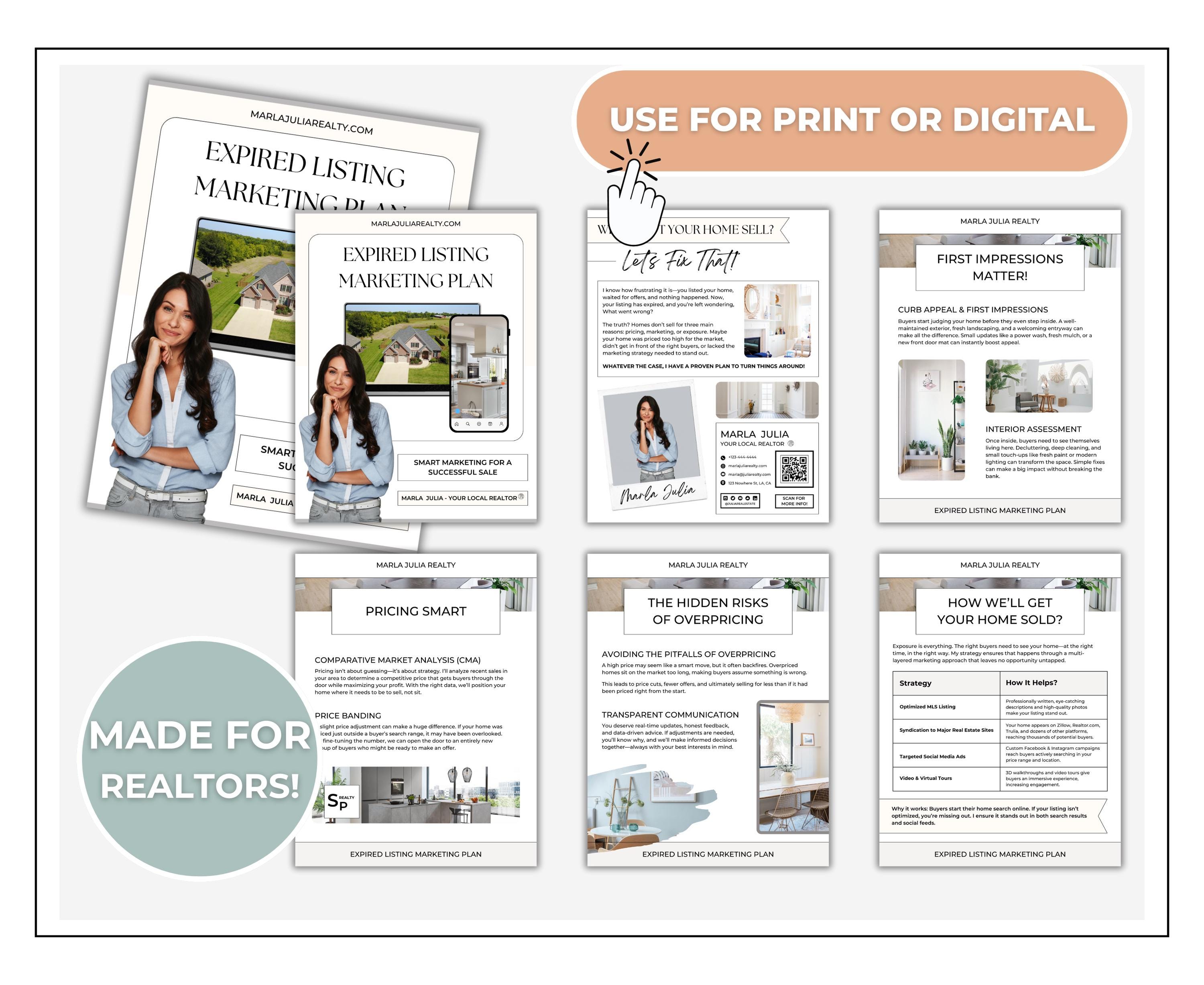Expired Listing Marketing Presentation, Seller Marketing Plan for ...