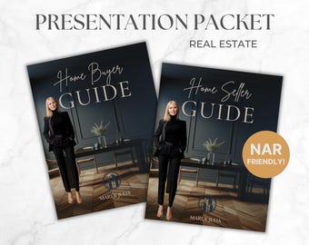 Real Estate Listing Presentation, Buyer Presentation and Seller Presentation Template, Printable Home Seller and Home Buyer Guide Template