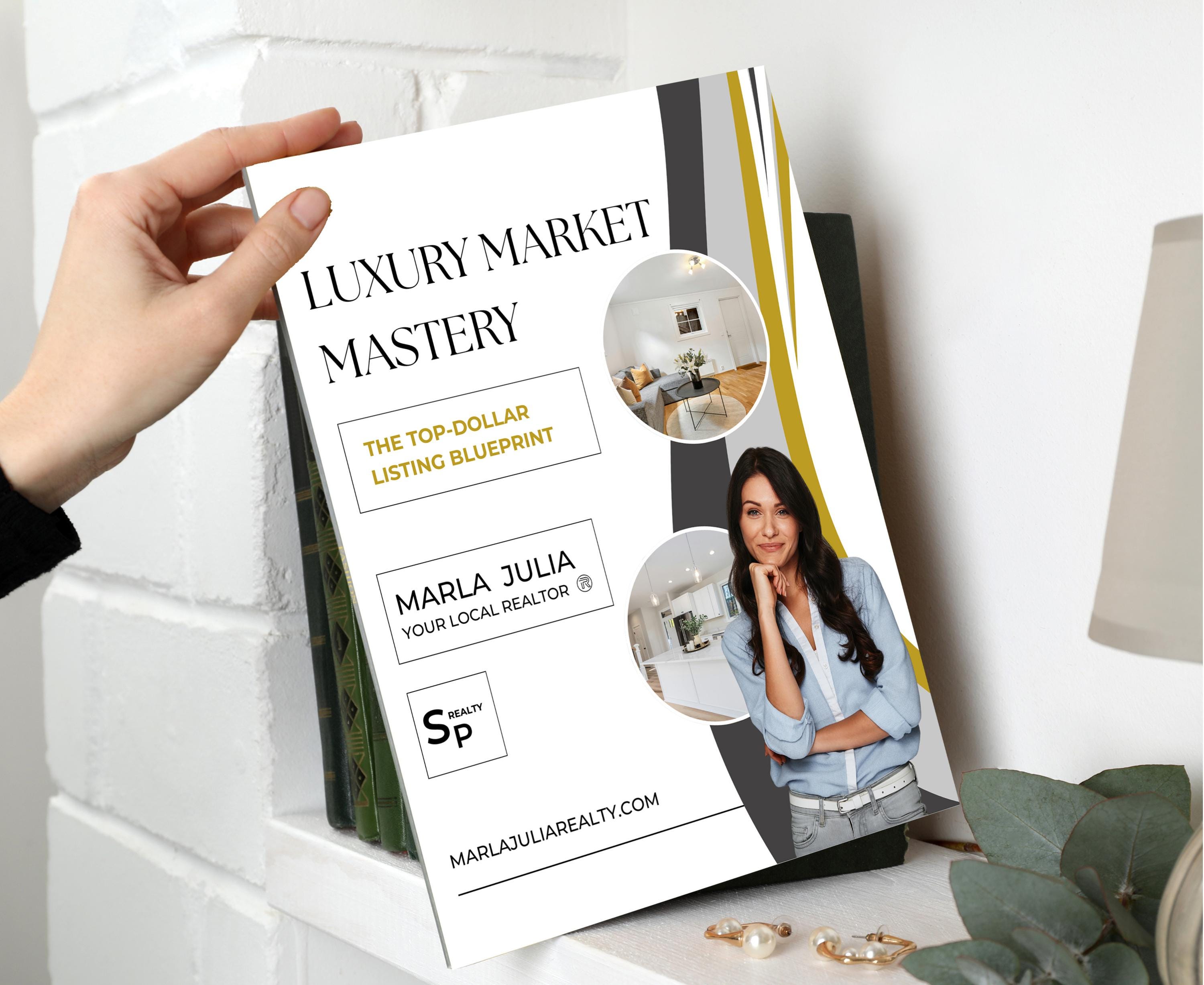 Luxury Listing Presentation Packet, Real Estate Seller Guide Template ...