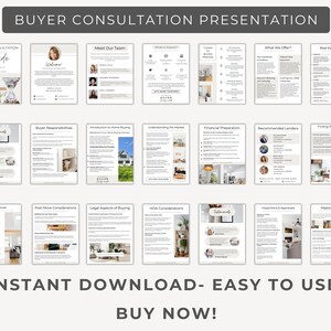 Buyer Consultation Presentation for Real Estate, Home Buyer ...
