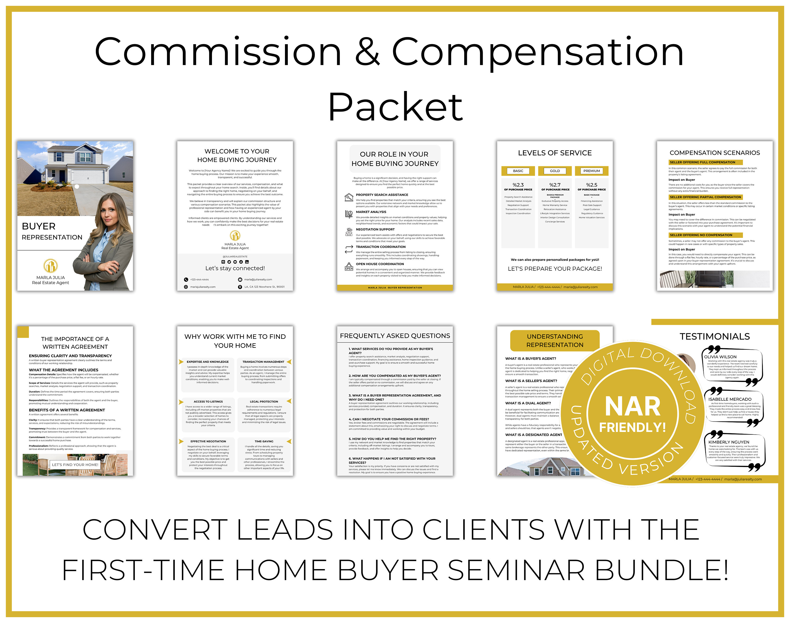 First Time Home Buyer Seminar Presentation, Buyer Seminar Bundle, NAR ...