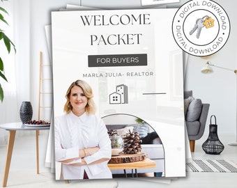 Real Estate New Client Welcome Packet, Buyer Questionnaire for Real Estate, Real Estate Buyer Presentation, Client Onboarding Template