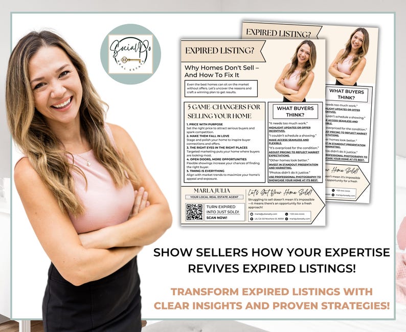 Expired List Layout Expired Listing Flyer, 1 Page Expired Listing Flyer for FSBO Sellers ...