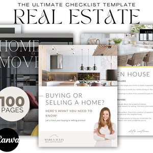 Real Estate Checklist Bundle Marketing Template Checklist Marketing Bundle Templates for Realtors Editable Printable Guide Template