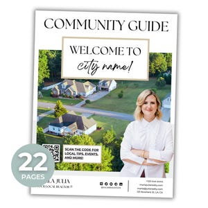 Local Community Guide for Realtors, Relocation and Neighborhood Guide for Home Buyers, Buyer Local City Guide for Relocation, Buyer Agent