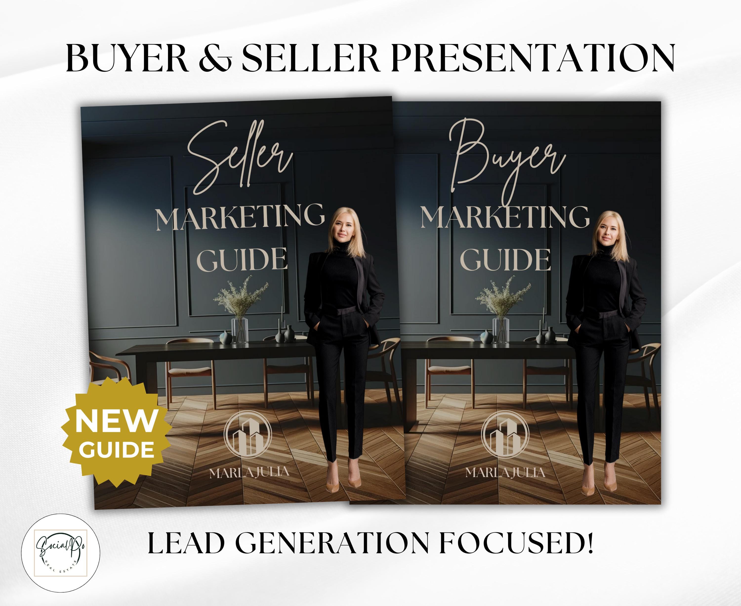 Listing Presentation and Buyer Presentation for Real Estate, NAR Settlement Updated, , Seller and Buyer Guide, Realtor Marketing Template