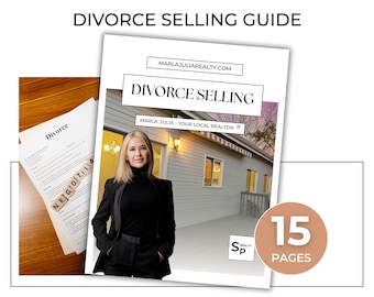 Divorce Home Selling Guide for Realtors, Real Estate Divorce Seller Presentation, Realtor Divorce Listing Presentation Seller Divorce Packet