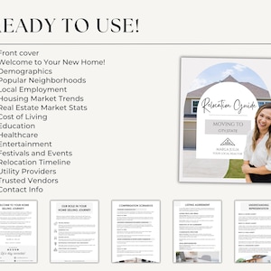 Relocation Guide for Real Estate Agents, Relocation Packet, Local ...