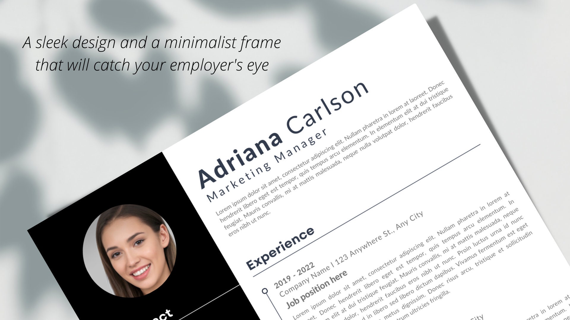 Cv Template Cv Cv French Cv Word Cv and Cover Letter Cv - Etsy