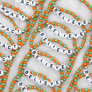 25-50-100-200-1000 Beaded World Bracelets/Custom Bracelet/Team Bracelets/Best Friend Bracelet/Personalized Gift/Stretch Bracelets/Bulk Order