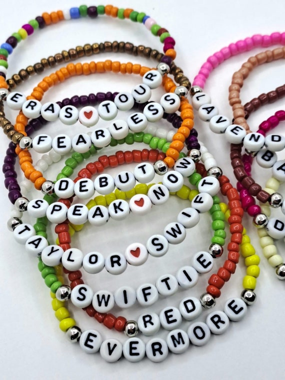 Eras Tour Friendship Beaded Bracelets Tradable Bracelets Eras 