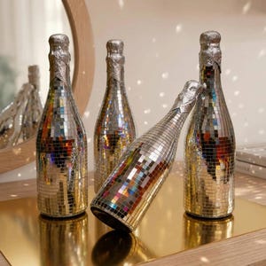 Disco Ball Champagne Bottle - Etsy