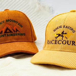 Custom Hat Corduroy Handmade Baseball Cap Men and Women Winter Corduroy warm Hat High Quality Soft Top Duck Tongue Cap Gifts