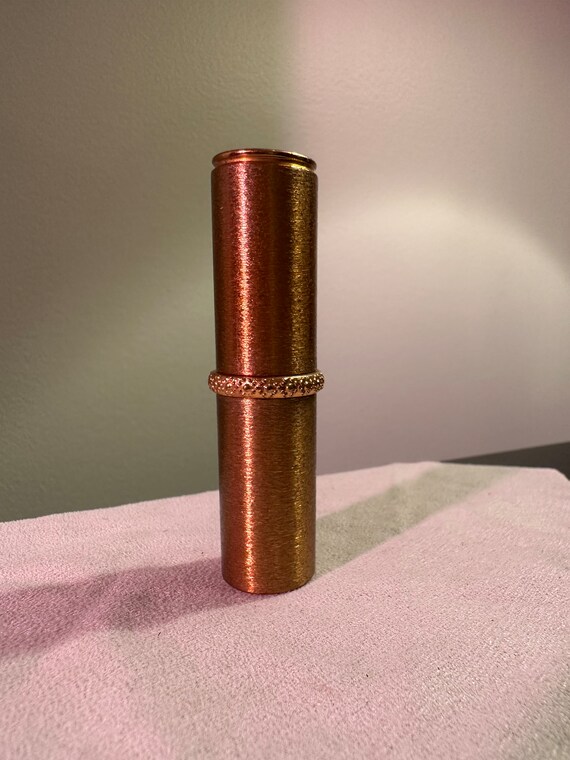 1930s LOUIS PHILIPPE “Formal Red” LIPSTICK BRASS MINI TUBE Vintage ULTRA  RARE!