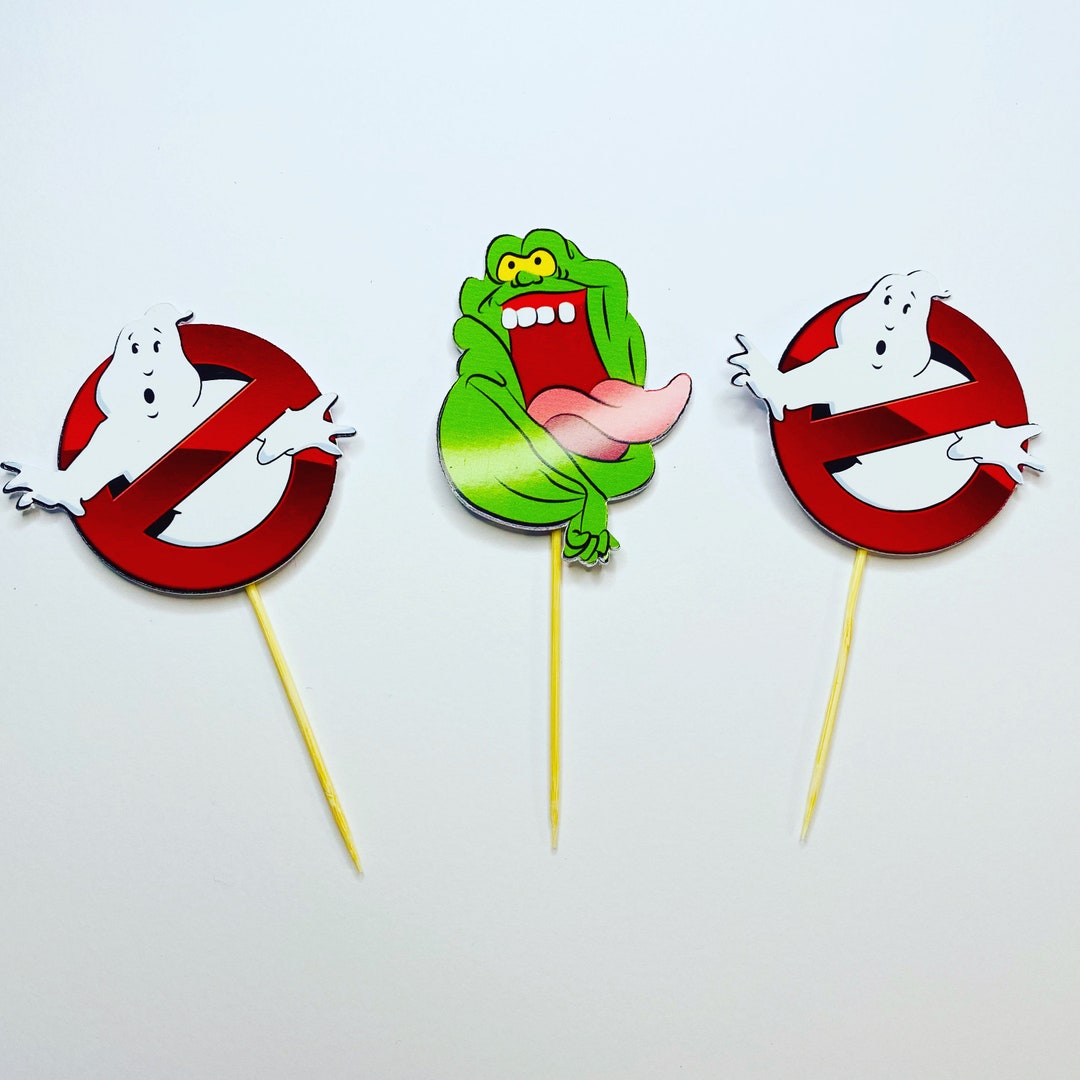 Ghostbusters Inspired Cupcake Toppers - Etsy