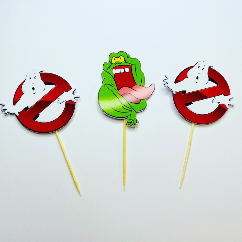 Ghostbusters Inspired Cupcake Toppers - Etsy