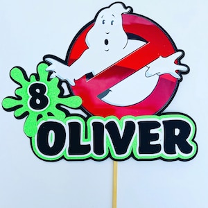 Décoration pour gâteau Ghostbusters personnalisée