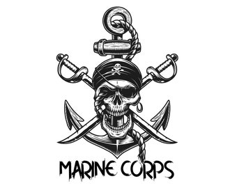 Marine Corps SVG I US Marine PNG I Military Printable Design I Patriotic Clipart for Cricut&Silhouette I Instant Digital Download