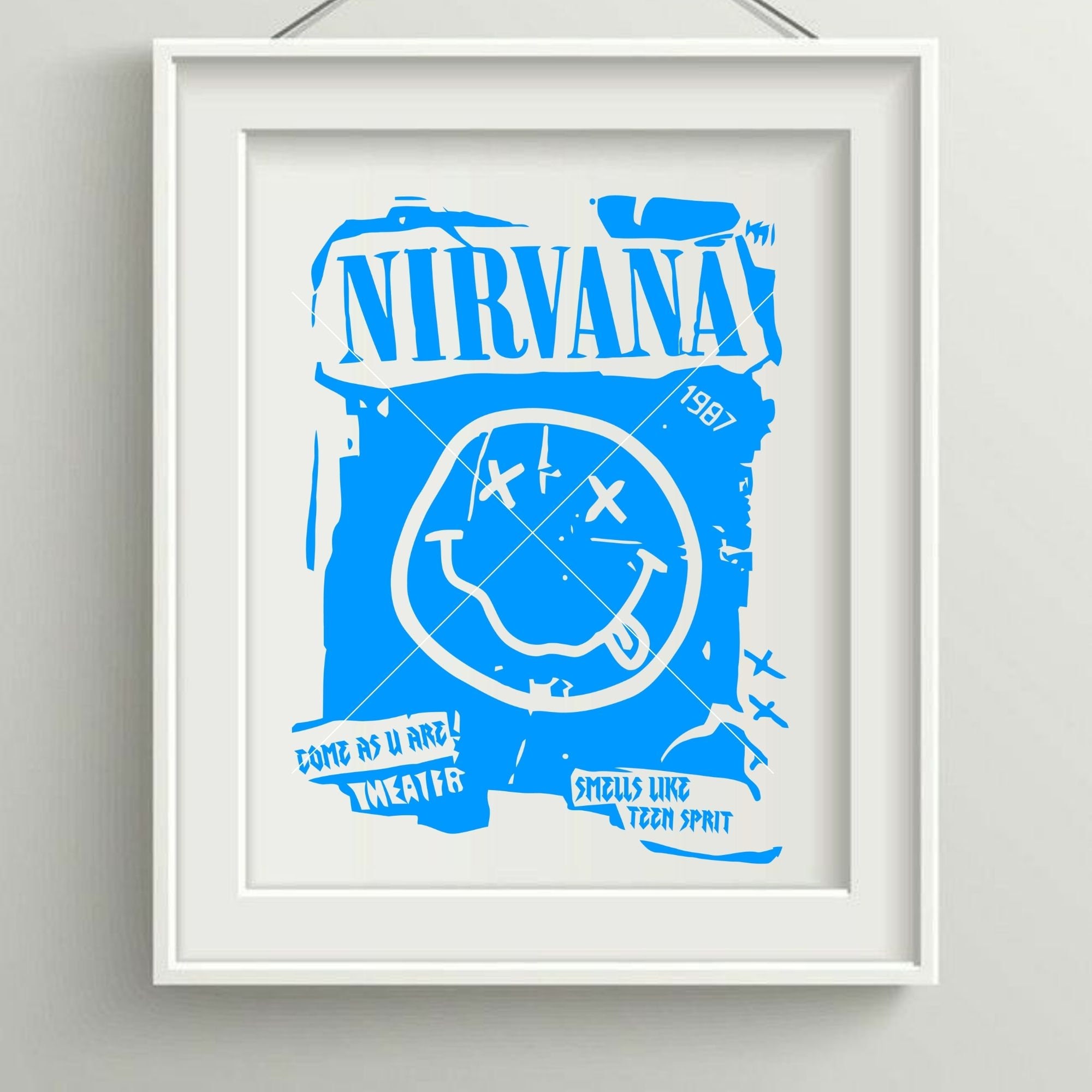 Nirvana Smiley Png, Smiley Face Png, Sublimation, Png Files For, PNG ...