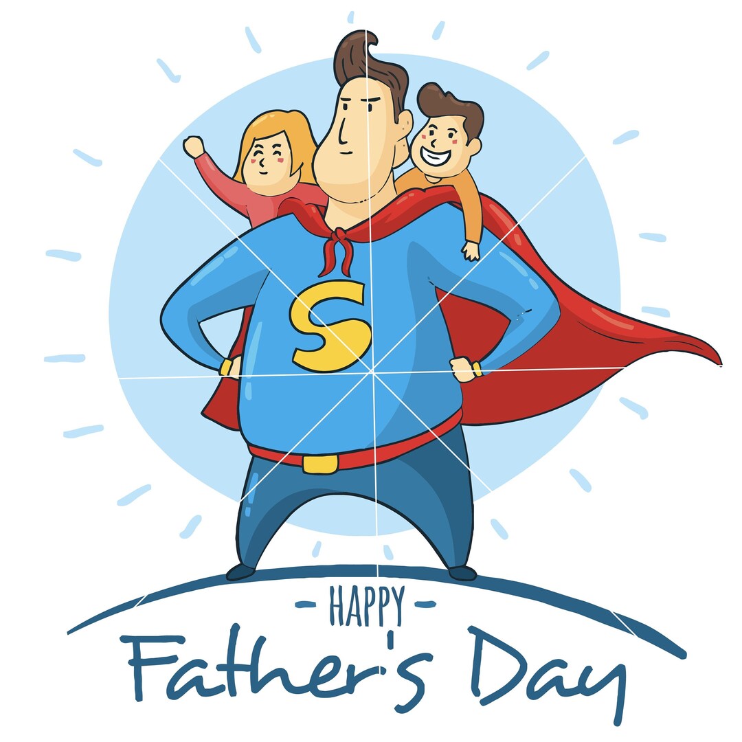 Super Dad Png Super Father Png Happy Father's Day Png Etsy