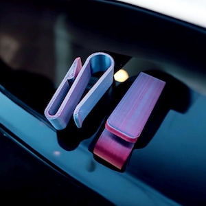 Car Sunglasses Holder (Set of 2) – Sunglasses Clip for Car Visor | Car Sunglasses Storage Case | Travel Accessory | Sunglasses Organiser