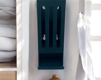 Wall Mounted Dog Poop Bag Dispenser | Holds 10 Rolls