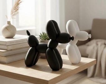 Balloon Dog Sculpture, Modern Art Home Decor, Colourful Ornament