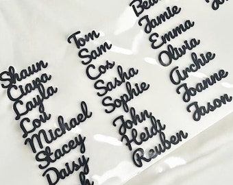 Personalised Wedding Place Names – Table Decor Favors