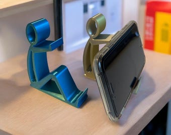 Man-Shaped Phone Stand, Universal Desk Accessory, Stocking Filler