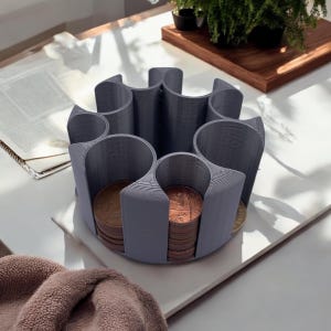 GBP Coin Holder – Pound Coin Organiser & Sorter | Compact Coin Tray Storage Box | Travel Money Holder | Coin Collectors | Home Organisation