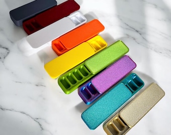 Mini pastillero de 7 días: organizador de medicamentos compacto para viajes, ecológico.