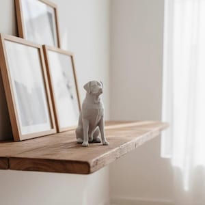 Escultura de Labrador: Regalo para amantes de los perros, recuerdo conmemorativo de mascotas, adorno para tarta imagen 7