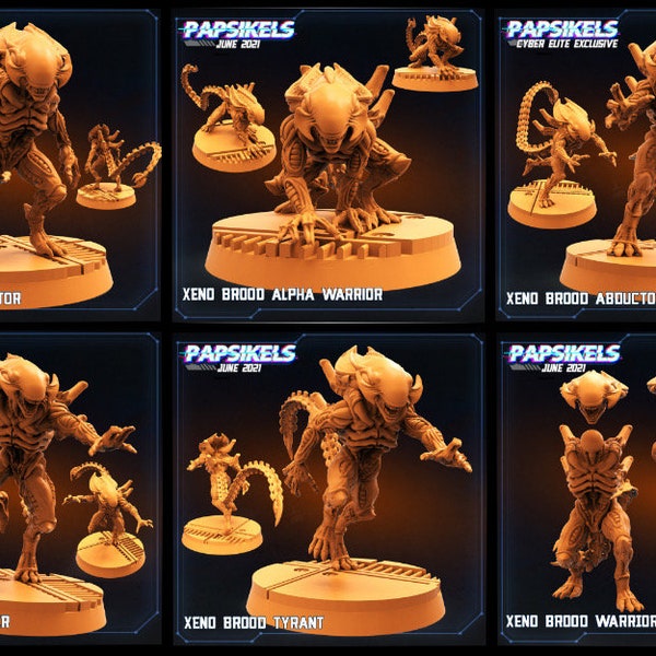 Brood Hive • Xenomorph • Papsikels Miniatures • Resin 3D Printed Miniature