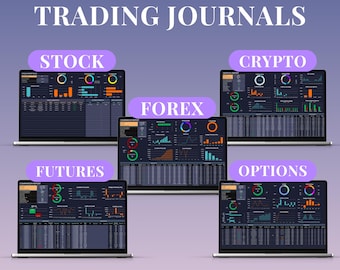 Ultimate Trading Journal Forex Stock Crypto Options Futures Template Google Sheets Excel P&L Win Rate Day Trading Log Strategy Risk Tracker