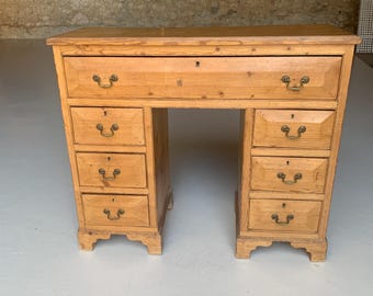 Antique pine desk