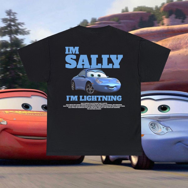 Sally Cars Movie, Sally, Lightning Mcqueen shirt, Lightning Mcqueen Kachow, Cars Movie, Vintage Car Tee, Cars Cartoon Shirt, Lightning