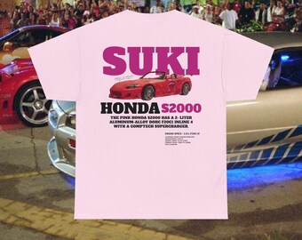 Camiseta rápida y furiosa, rápida y furiosa, camisa Suki, camiseta Suki rápida y furiosa, camiseta de coche vintage, Suki, ¿Qué pasa Suki, camiseta Honda S2000, F&F