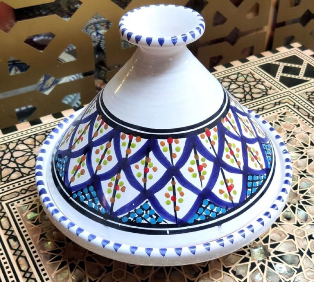 Tajine de cuisson Tatoué Noir - D 31 cm