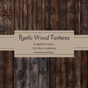 Dark Brown Wood Textures Digital Paper, rustic wood digital paper printable scrapbook paper wood planks backgrounds, wooden patterns