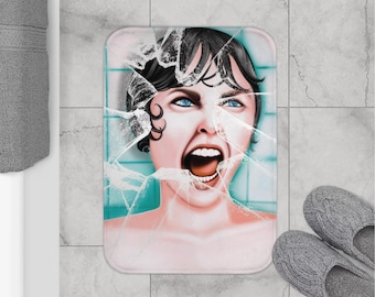 Psycho Bath Mat Shower Bathroom Hitchcock Cult Classic Horror movie Scream Queen